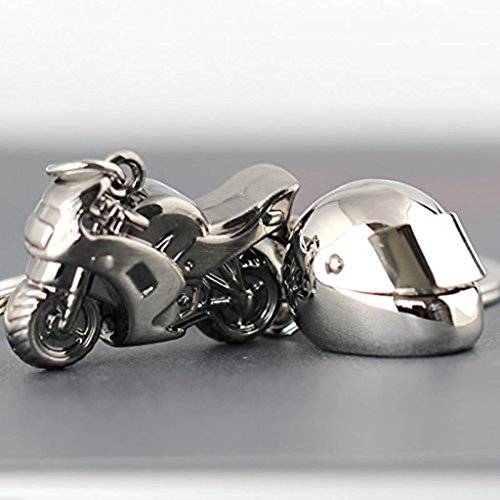 La Tartelette Mini Motorcycle & Helmet Keychain