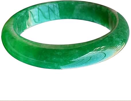 専用❣️翡翠 バングル 淡い緑色 証明書付き 値下げしました】本翡翠保証‼️天然翡翠 青緑色バングル 内径約