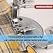 YEQIN Adjustable Bias Binder Foot Edge Guide Foot Hemmer Foot #T9 3-in-1 Universal Multifunctional Presser Foot for Industrial Lockstitch Sewing Machine