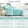 Codi Teal Bedroom Comforter Sets, Comfy Full Size Bedding Set for Teen Girls, 4 Pieces - All Seasons Warm #4