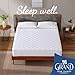 The Grand Hotel Collection Twin Size Hybrid Mattress Protector & Pad - Soft and Comfortable Bed Sheet Cover That Restores The Beauty of Your Mattress, While Protecting from Stains, Dust, and Dirt.