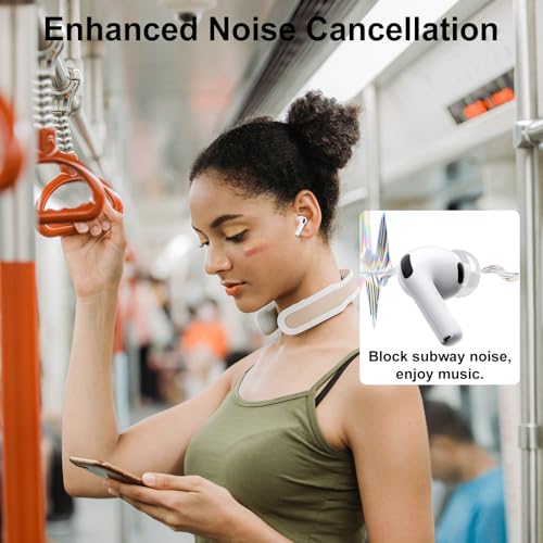 Image of Replacement Ear Tips Compatible with AirPods Pro 3 (2025), Superior Comfort, Enhanced Noise Cancellation, Secure Fit, Better Sound, Highly Durable (S /M /L, Clear)