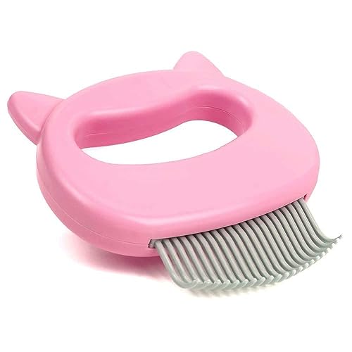 Leo's Paw The Original Pet Peine Masajeador Shell Peine Suave Desheding Brush Grooming and Peel Matted Fur Remover Herramienta de desembocado para