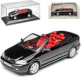 Aus Metall mit Plastikteilen. Opel Astra G Cabrio Schwarz 1998-2005 1/43 Minichamps Modell Auto