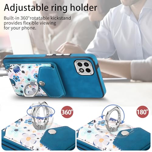 Protège-écran et coque Samsung Galaxy A22 5G avec emplacement cartes - 3