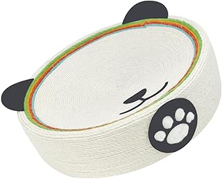 Generic Round Cat Scratcher Board Durable Grinding Claw Sleeping Furniture Protection Wear Resistant Pet Cats Sleeping Bed for Kitty, Panda