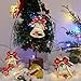 Produktbild Weihnachten Lichterketten LED Schmiedeeisen Painted Glocken Elk Feiertags-Party-Deko Licht (Color : C, Size : 1.5 Meters 10 Lights)