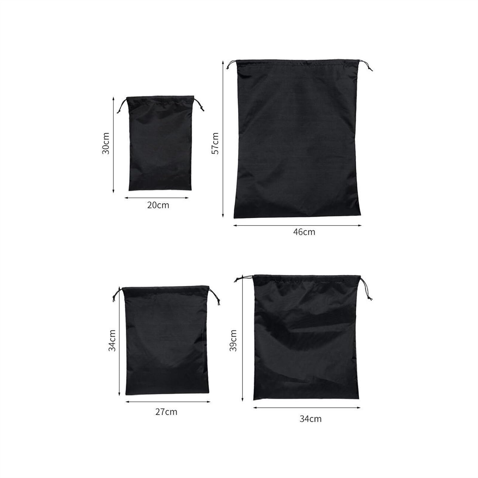 Bolsa de juguetes de malla 4 Uds. Bolsas de almacenamiento deportivas de viaje con cordón impermeable, bolsas de nailon, organizador de ropa, bolsa de almacenamiento de juguetes de playa Bolsa de alma