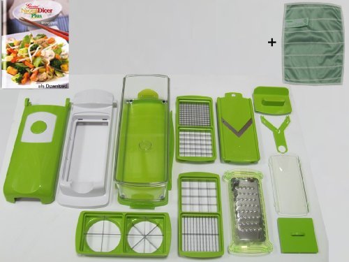 Genius Nicer Dicer Plus 15tlg. inkl. Bambus-Kristall Brillentuch