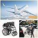 Reclining Foldable Electric Wheelchair,20Miles Travel Range Power Wheelchair for Adults Seniors,Lightweight All Terrain Motorized Wheelchair,Airline Approved,Capacity 400 lbs
