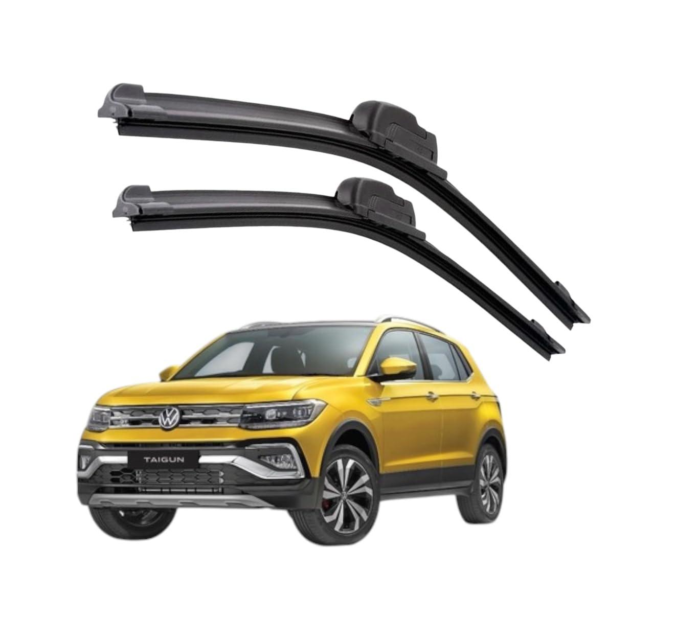 Car Windshield Wiper Blades Suitable With Volks Wagen Taigun - Set of 2Pc (D-24, P-18)-picture-25