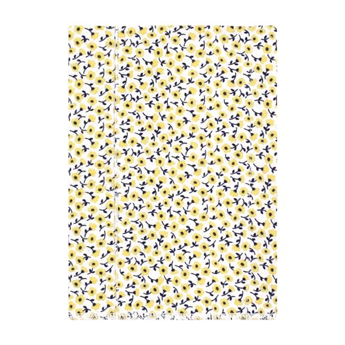 Image of Hudson Baby Unisex Baby Cotton Poly Flannel Burp Cloths, Blush Navy Floral 7-Pack, One Size