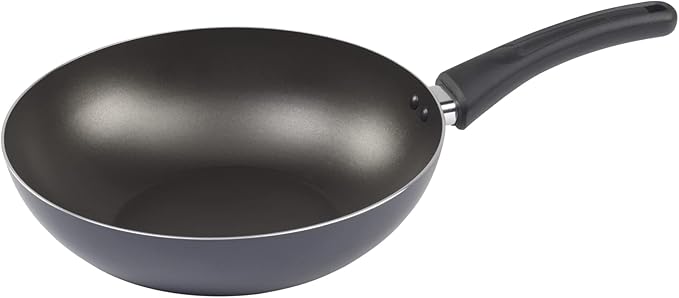 Wok Antiadherente de Aluminio de 11 Pulgadas GoodCook Negro miniatura 5