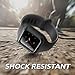 Clayco Fitbit Blaze Bands, [Hera Series] Shock Resistant Bumper Case with Strap Bands for Fitbit Blaze Replacement Smart Fitness Watch Wristband (Black)
