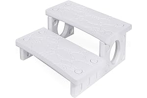 XtremepowerUS 75163 Drop-In Pool Steps for Inground Pools