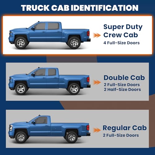 Estribos laterales para Ford F250 1999-2016 aluminio negro miniatura 6