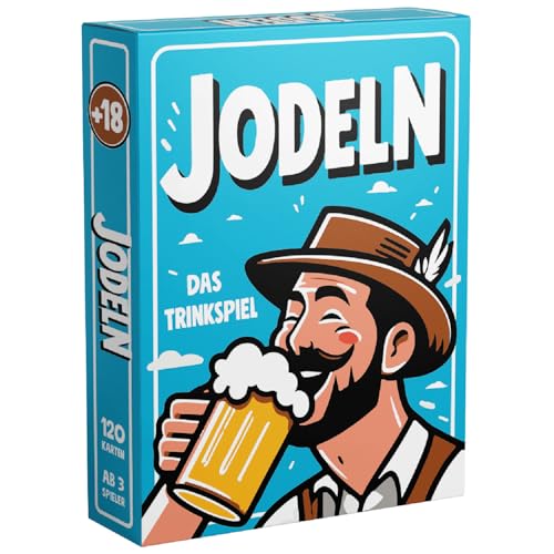 TIPSI Jodeln Trinkspiel - Das wohl witzigste Partyspiel Aller Zeiten! | Trinkspiele für Erwachsene ab 18, Saufspiel, Kartenspiel | 3 in 1: Wahrheit oder Pflicht - Ich hab noch nie - Wer würde eher