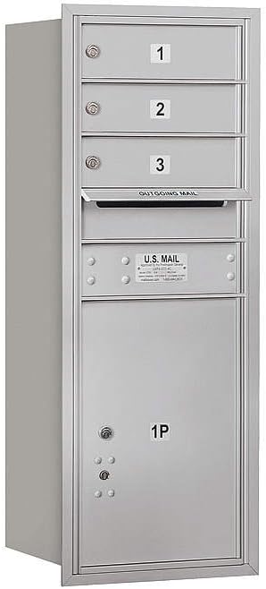 Salsbury Industries 3710S-03ARP 4C Horizontal Mailbox, Aluminum
