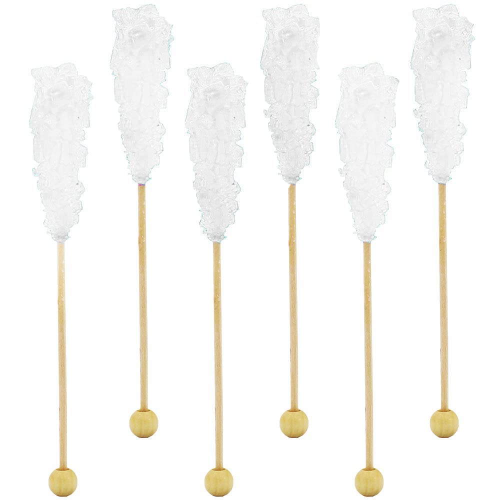FruidlesRock Candy Lollipops Pops Candy Suckers, Variety Flavor and Color Assortment, 5.5" (Original, 6-Pack)