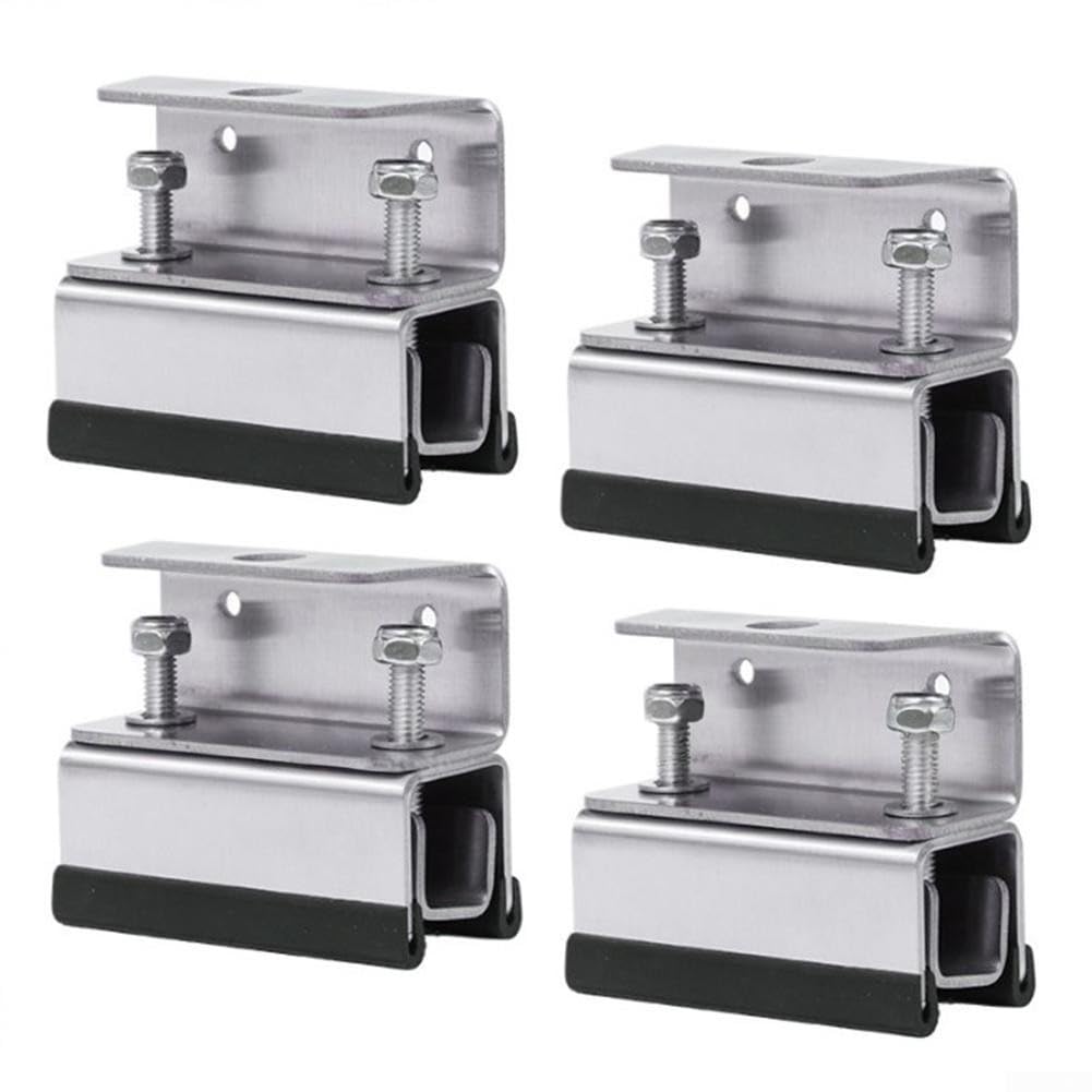Lot de 4 supports de montage en acier inoxydable pour panneau solaire de camping-car