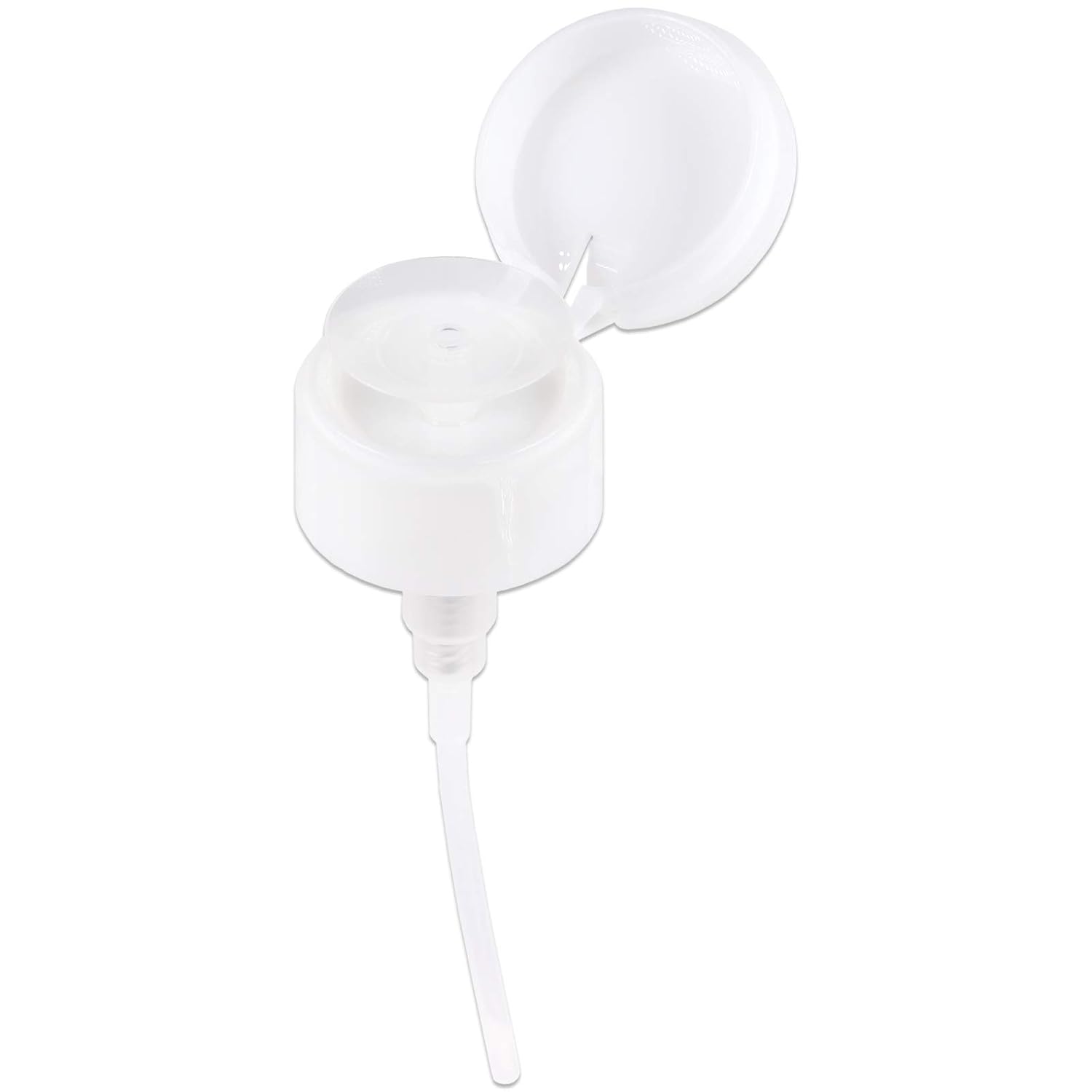Beauticom Professional No Wording Labeled Push Down Liquid Pumping Empty Bottle Dispenser (7 oz, CLEAR)