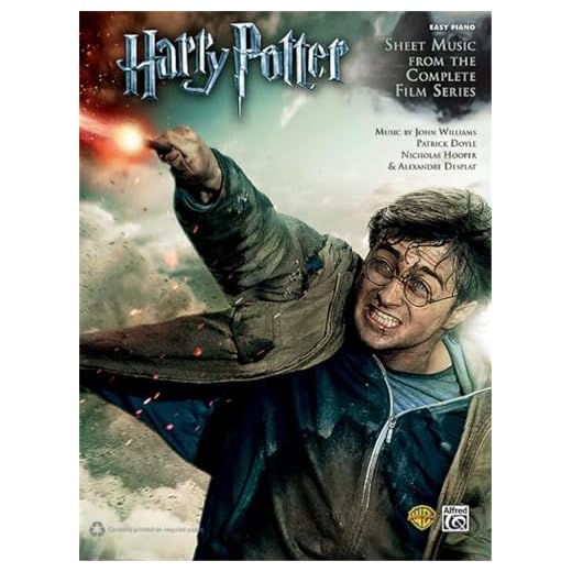 Harry potter sheet music from the complete film series easy piano book