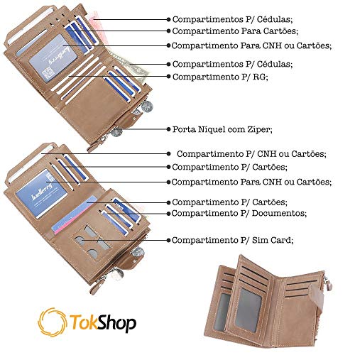 Carteira Porta Documentos Baellerry Moderna