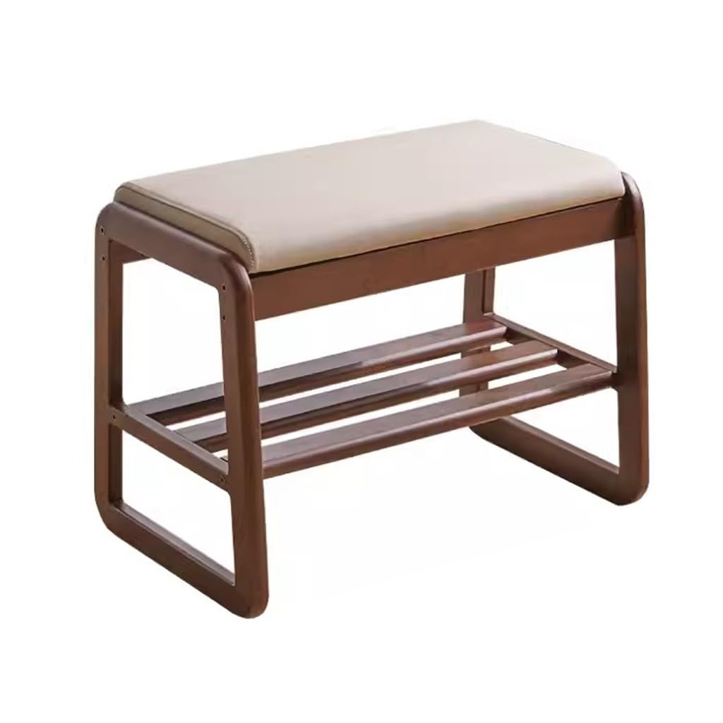 Tabouret à Langer gain de place avec meuble à chaussures intégré pour porche