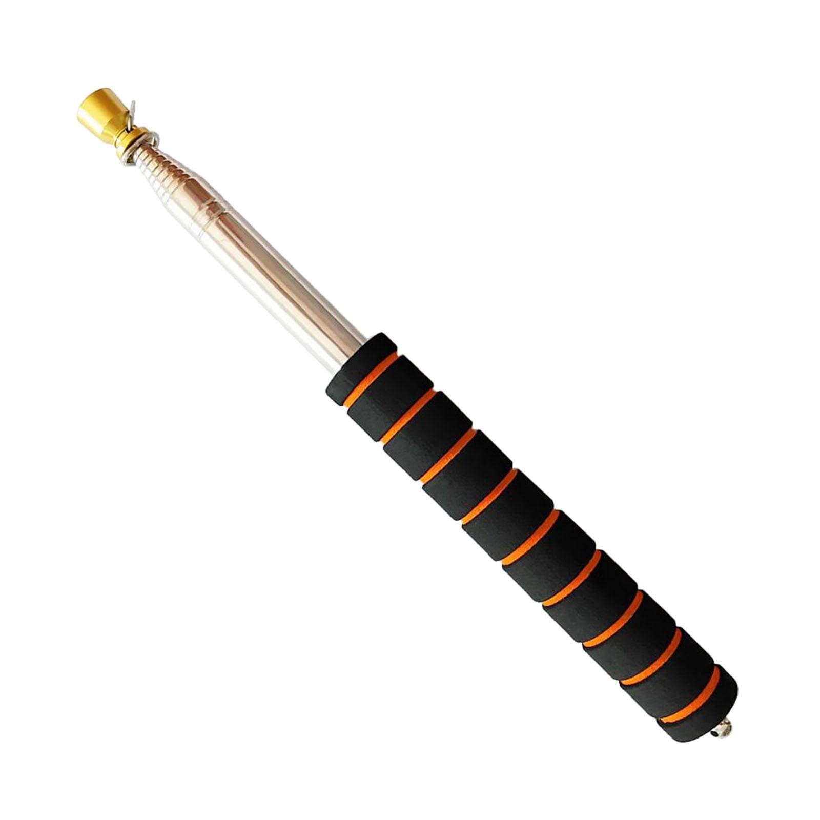 Guide Display Pole Stainless Steel Teaching Pointer Tour Guides 3.0m L Orange-image-43
