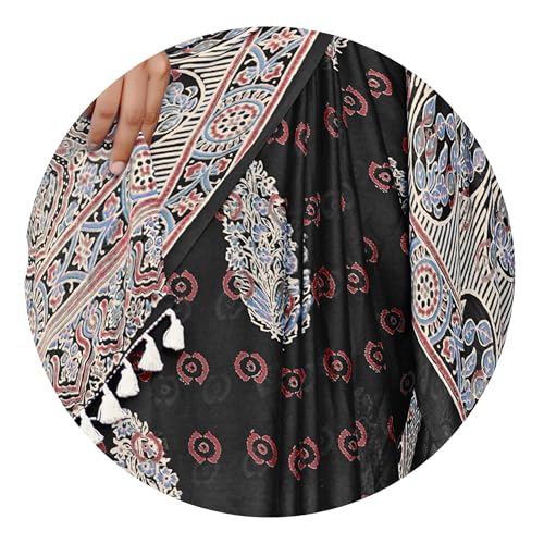 Image of MIRCHI FASHION Saree for Woman | Chiffon Floral Printed Breathable Occasional Sari with Blouse