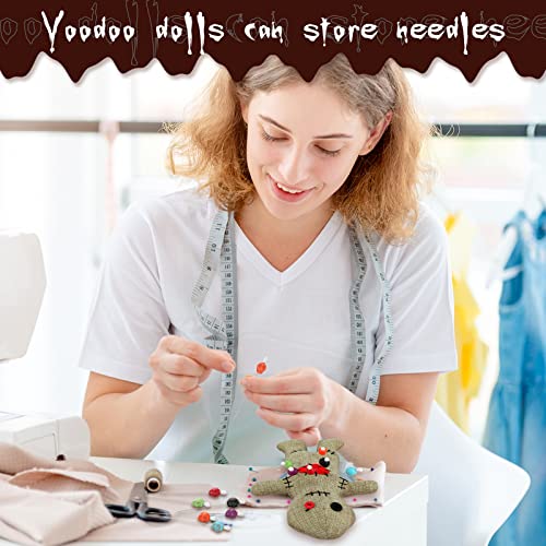 Set de 8 Muñecos Vudú con Alfileres de Calavera 7" miniatura 5