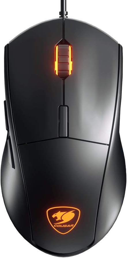 Cougar Gaming Mice Minos Xt, Optical Sensor, 4000 Dpi, 1000Hz Polling Rate, Fps, Rgb, 6 Programmable Buttons, Wired - Black