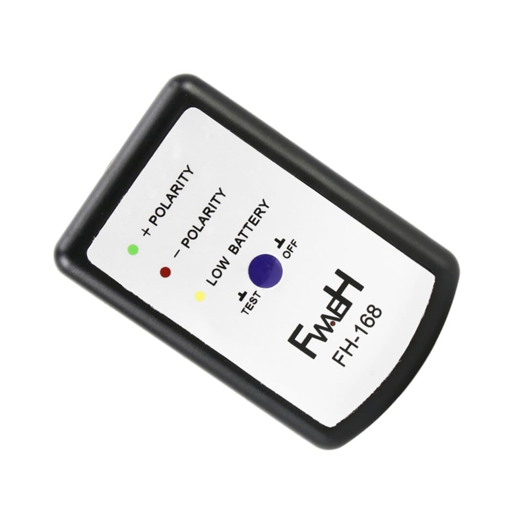 Cabilock 7 Piezas Medidor de Fase para Altavoces de Coche Probador de Polaridad de Audio con Luces LED Diagnóstico Fiable para Sistemas de Sonido Automotriz Carcasa Duradera
