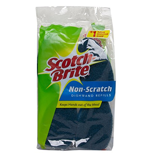 image for Scotch-Brite (2 Dishwands and 6 Refill Replacement Heads) Non-Scratch 
