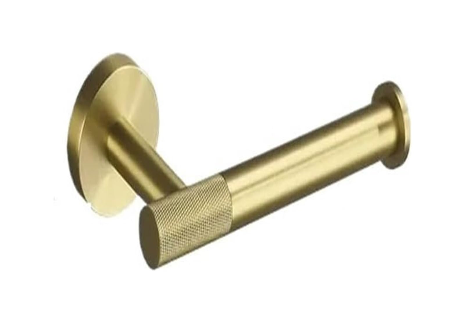 Brass Toilet Paper Holder, Brushed brass knurled toilet paper rack bathroom(Paper Holder)