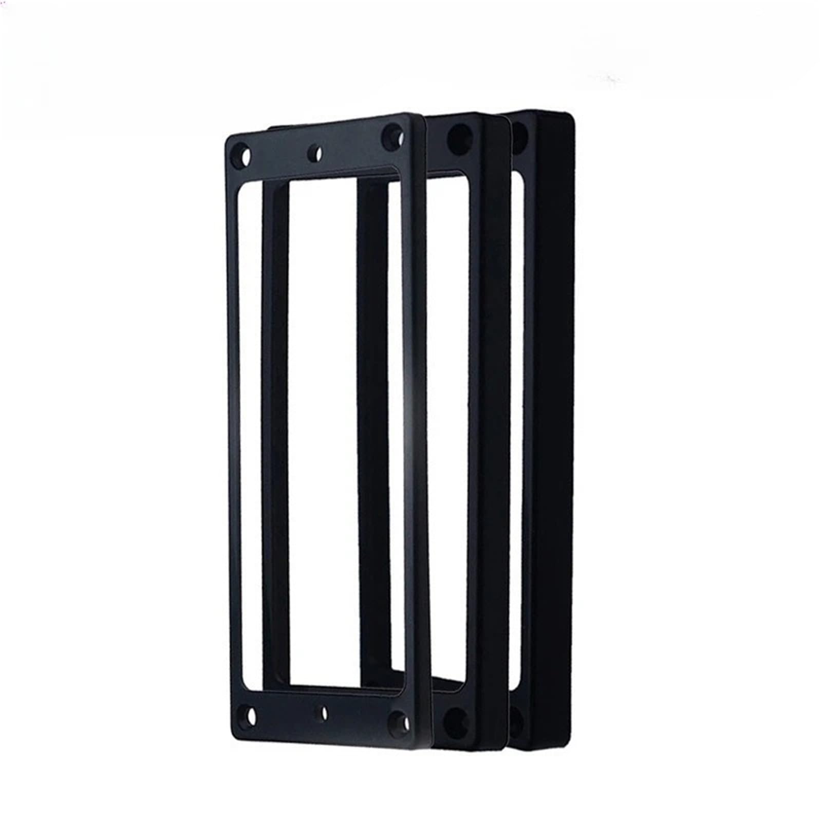 Lot de 5 micros biseautés pour guitare électrique en plastique noir 8 cordes double Humbucker pour guitare LP (5 x 7 mm)