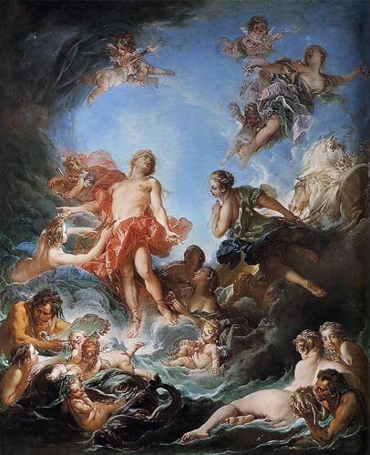 Poster le lever du soleil François Boucher Graffiti Bureau Moderne