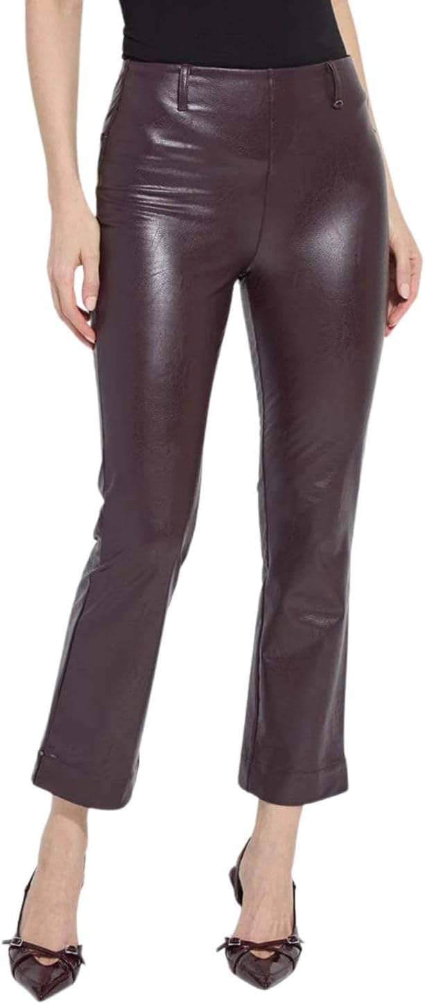 Lysse Percy Ankle Baby Boot Vegan Pant - Pinot Noir - S