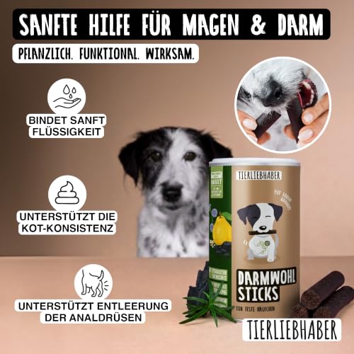 Darmwohlsticks Analdrüsen Hund Leckerli – Hilft auch bei Sodbrennen Hund