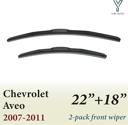 Miniatura 2 de Front Windshield Three-Section Wiper Blade Set 2 Pack for Aveo 07-11 (for Aveo 07-11 22"+18")