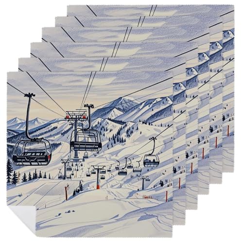Servilletas de Tela Reutilizables Set 6 Piezas miniatura 1