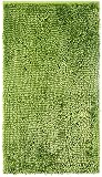 Brandsseller Luxus Chenille Badteppich ca. 50x90 cm Badvorleger Badematte im Shaggy Style Grün