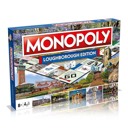 Winning Moves Loughborough Monopoly Board Game, Tour around the board, buy, sell and trade your way to success