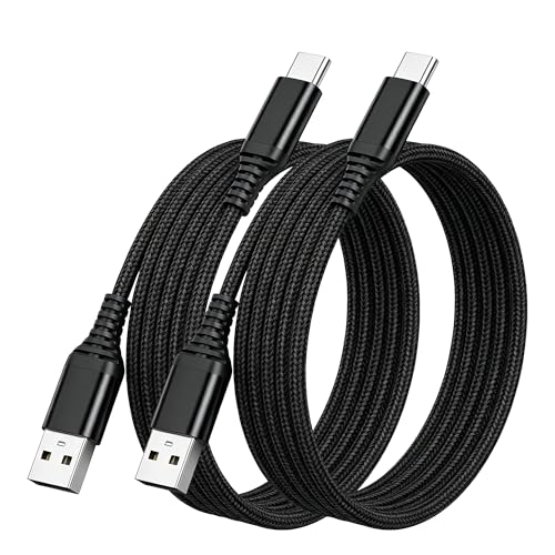 USB Type C ケーブル 2m 2本セット LpoieJun【高速データ転送(480Mbps) / 60W 急速充電】 USB-A to C 高耐久ナイロン編み スマートフォン/タブレット/ゲーム機のタイプｃ機種に対応 断線防止【映像出力不可】
