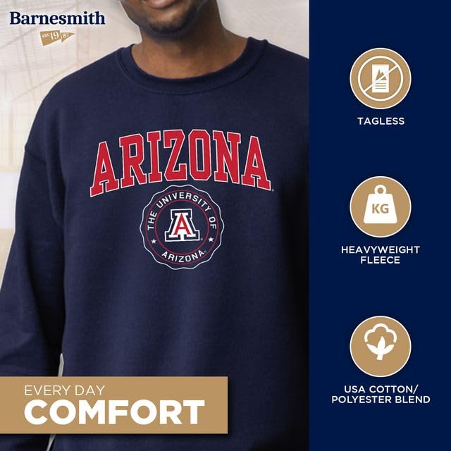 Image of Ivysport Crewneck Sweatshirt for College, Heritage Logo, Color, Adult Unisex