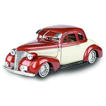 Amazon | Motormax 79028 1939 シボレー クーペ ローライダー
