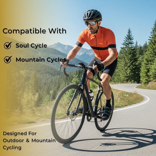Image of Tommaso Mens Cycling Shoes - SPD Compatible Outdoor, MTB, Gravel & Mountain Bike Shoes - Walkable Design - Cleats Not Included