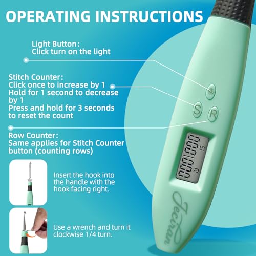 Acheter un ensemble complet de crochets lumineux interchangeables avec compteur - 3
