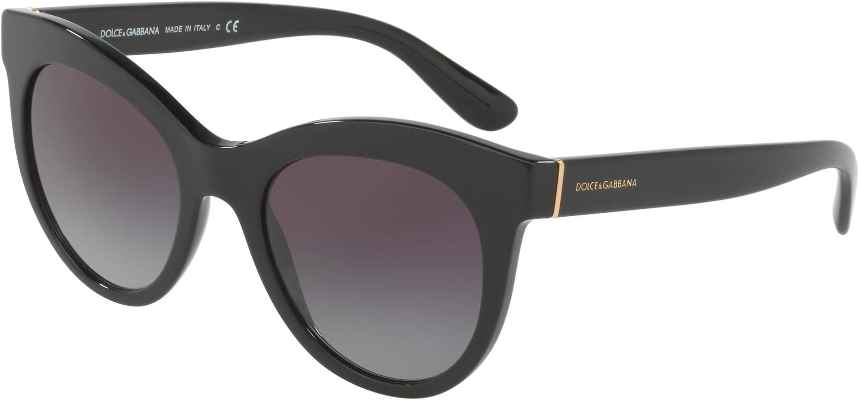 Dolce&Gabbana DG4311 Sunglasses 501/8G-51 - Black Frame, Grey Gradient DG4311-501-8G-51