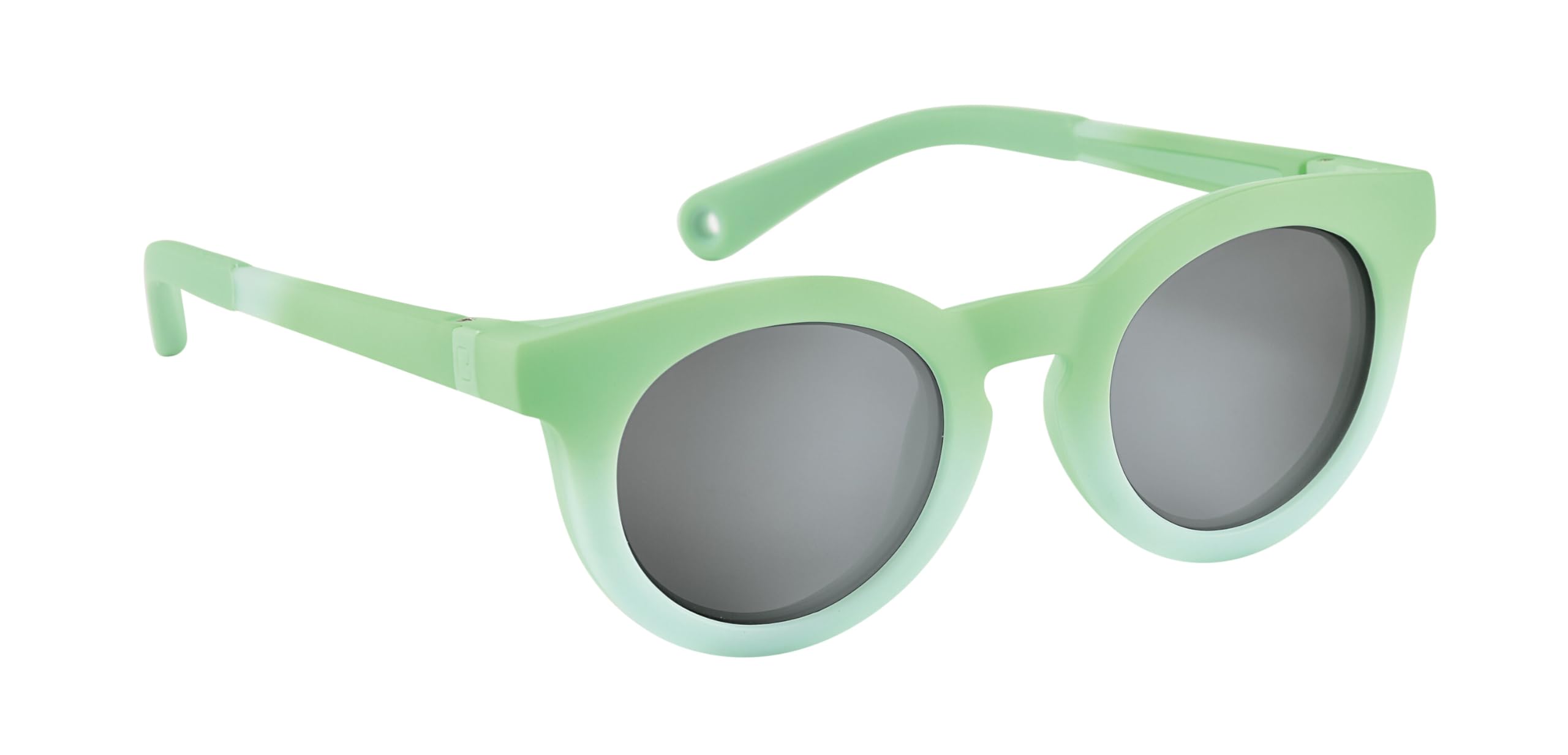 BÉABA, Sunglasses for Babies 9-24 Months, 100% UV Protection - CAT 3, Side Protection, Optimal Comfort, 360° Adjustable Temples, Adaptable to All Eyes, Retro Delight Rainbow Green Collection